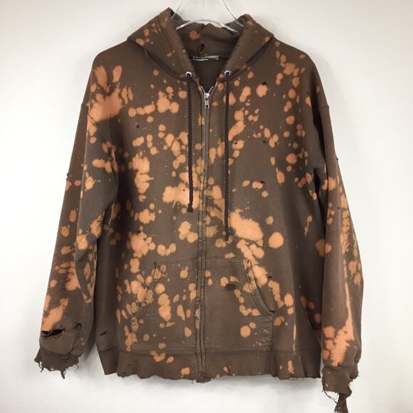 Custom Destroyed Hoodie | Unisex Sz M - Picture 1 of 7